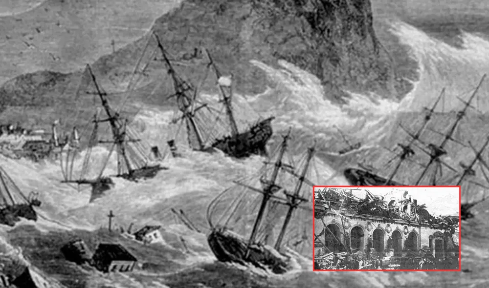 El terremoto de 1746 fue un suceso terrorífico que dejó una huella imborrable en la historia del Perú. Foto: composición LR/El Popular/Instituto de Estudios Peruanos