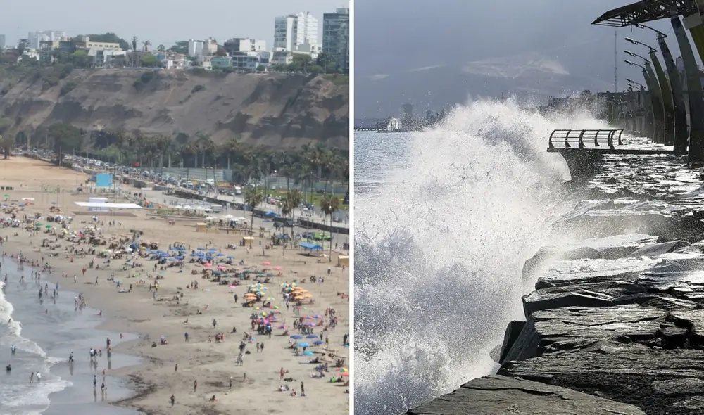 Con la llegada de Año Nuevo, varias playas en el Perú enfrentan cierres temporales debido a oleajes anómalos. Foto: Andina.