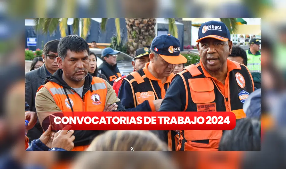 Indeci, organismo del Ministerio de Defensa del Perú, ofrece nuevas ofertas de trabajo. Foto: Composición LR/Difusión Indeci, organismo del Ministerio de Defensa del Perú, ofrece nuevas ofertas de trabajo. Foto: Composición LR/Difusión