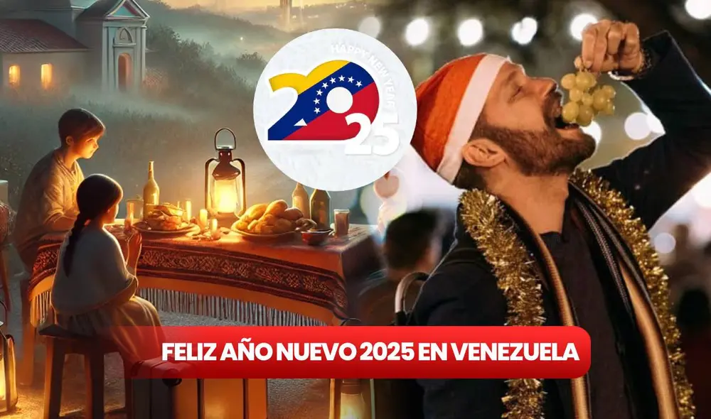 Las cábalas de Año Nuevo en Venezuela son uno de los preferidos de realizar por los venezolanos para despedir el año viejo. Foto: composición LR/ X/ Dall-e Las cábalas de Año Nuevo en Venezuela son uno de los preferidos de realizar por los venezolanos para despedir el año viejo. Foto: composición LR/ X/ Dall-e
