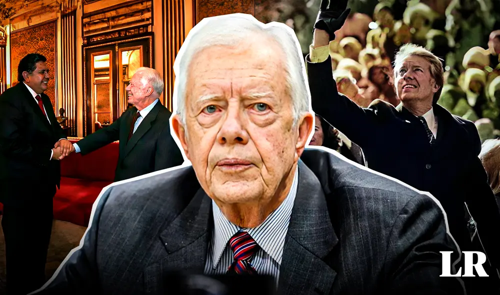 Jimmy Carter fue el 39.º presidente de Estados Unidos, desde 1977 hasta 1981. Foto: composición de Gerson Cardoso/La República/AFP/Andina
