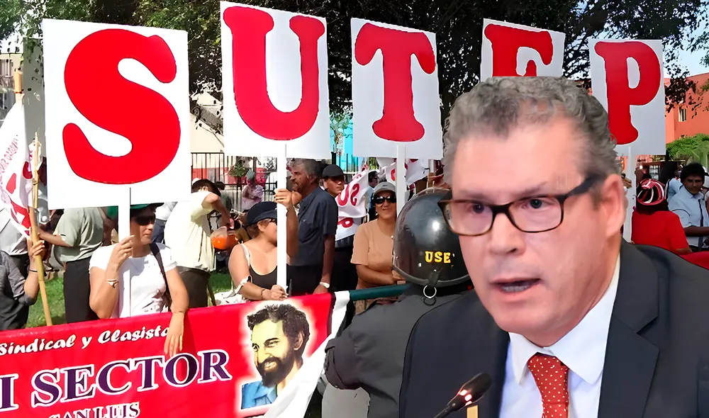 Dirigentes del Sutep piden al ministro Quero cumplir su palabra.