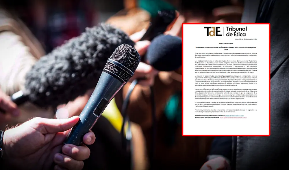 Tribunal de Ética publico su balance sobre denuncias procesadas | Composición: Ariana Espinoza / Foto: La República Tribunal de Ética publico su balance sobre denuncias procesadas | Composición: Ariana Espinoza / Foto: La República