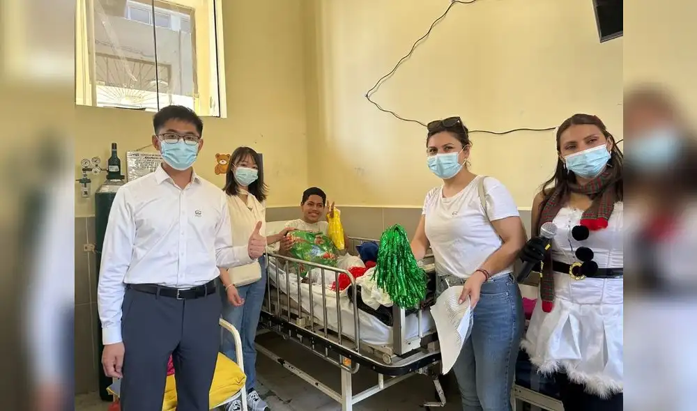 Llevar alegría y una sonrisa para los niños,  es lo que busco la empresa china con esta actividad. Fuente: Difusión