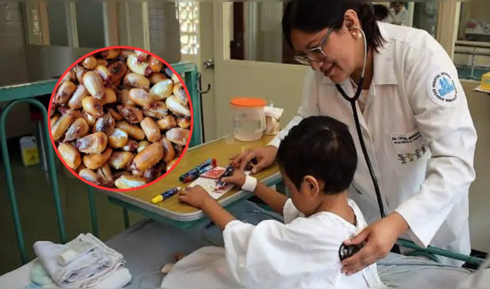 Niño su auxiliado por doctores especializados. Foto: Andina