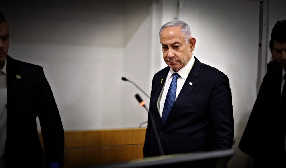 Netanyahu busca mantener la estabilidad de su frágil coalición ante la presión y la guerra en Gaza. Foto: Stoyan Nenov/AFP.