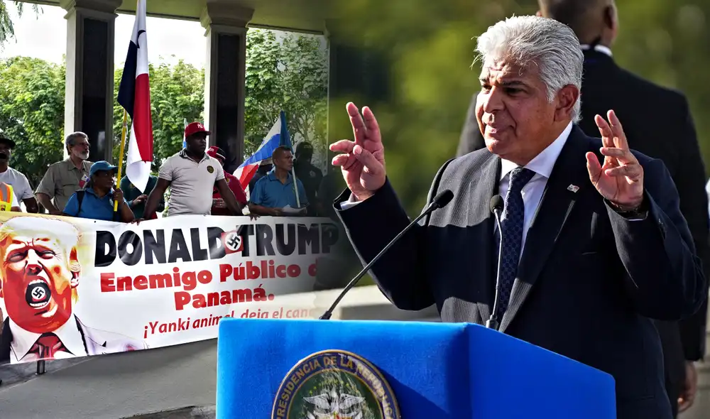 El Canal de Panamá conmemora 25 años de soberanía, en la que reafirma su importancia para la economía y el comercio global. Foto: composición LR/AFP. El Canal de Panamá conmemora 25 años de soberanía, en la que reafirma su importancia para la economía y el comercio global. Foto: composición LR/AFP.