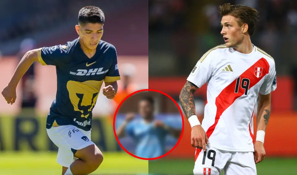 Piero Quispe y Oliver Sonne destacaron en sus respectivos clubes este 2024.  Foto: composición de LR/Pumas UNAM