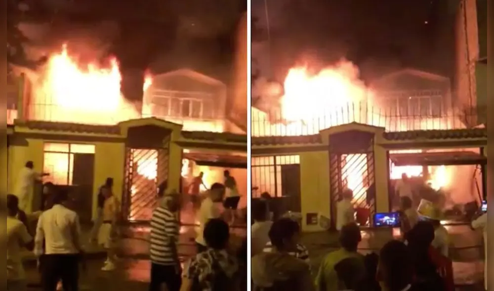 Más de 15 incendios fueron registrados en Lima durante las celebraciones de Año Nuevo 2025. Foto: composición LR/Latina