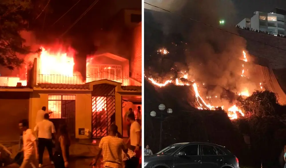 Los Olivos, El Agustino, Cercado de Lima y San Juan de Lurigancho fueron algunos de los distritos más afectados por incendios. Foto: composición LR Los Olivos, El Agustino, Cercado de Lima y San Juan de Lurigancho fueron algunos de los distritos más afectados por incendios. Foto: composición LR