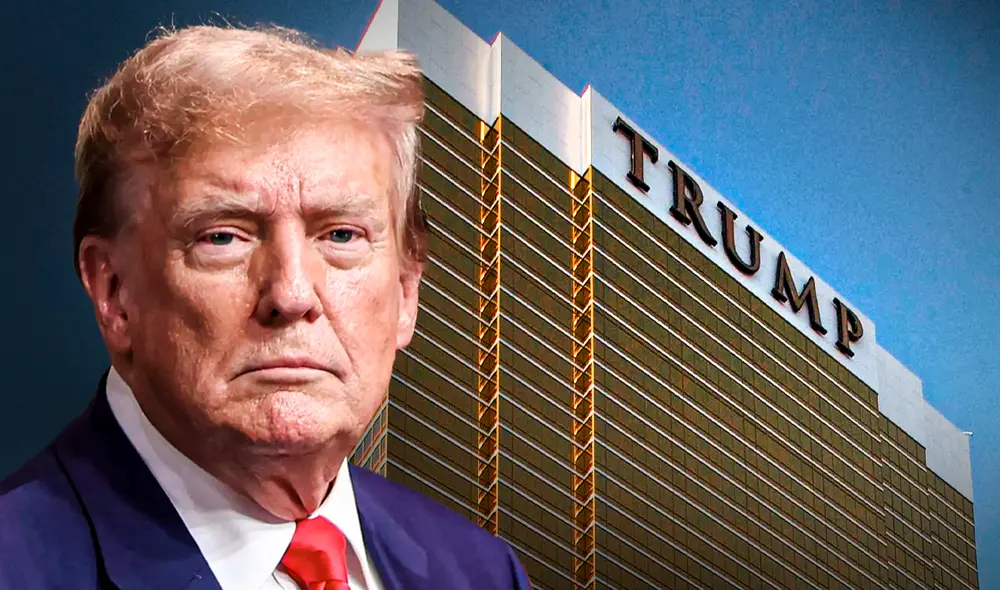 Durante la mañana de este miércoles, se difundieron rumores sobre un ataque a la Torre Trump en Las Vegas; sin embargo, todo se trató del incendio de un automovil. Foto: Composición LR