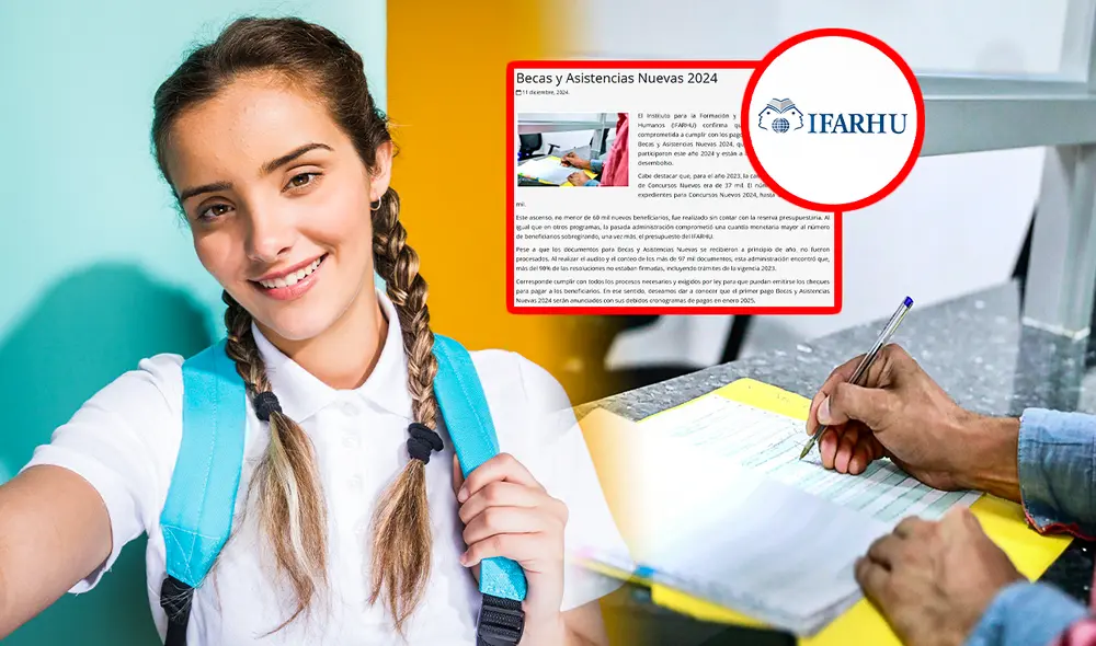 El Ifarhu aún no abona el pago de la beca de Concurso para los estudiantes que enviaron sus documentos en el 2024. Foto: composición LR/Freepik/Ifarhu El Ifarhu aún no abona el pago de la beca de Concurso para los estudiantes que enviaron sus documentos en el 2024. Foto: composición LR/Freepik/Ifarhu