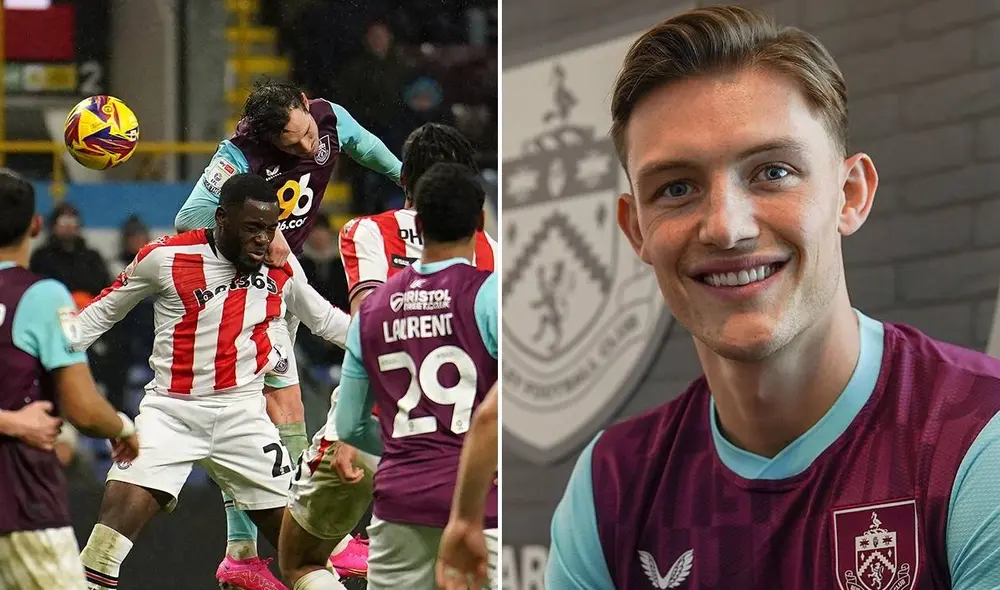 Oliver Sonne fue oficializado como nuevo jugador de Burnley el 31 de diciembre de 2024. Foto: composición LR/Burnley