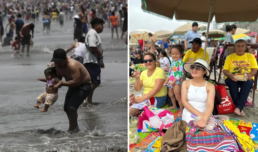 Las familias disfrutaron del inicio de este nuevo año en la playa Agua Dulce, que amaneció limpia y ordenada. Foto: Composición La República. Las familias disfrutaron del inicio de este nuevo año en la playa Agua Dulce, que amaneció limpia y ordenada. Foto: Composición La República.