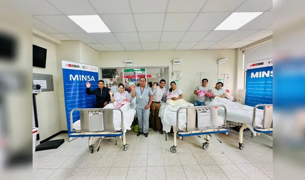 Los nacimientos de las primeras bebés del 2025 se dieron en el Instituto Nacional Materno Perinatal del Minsa.