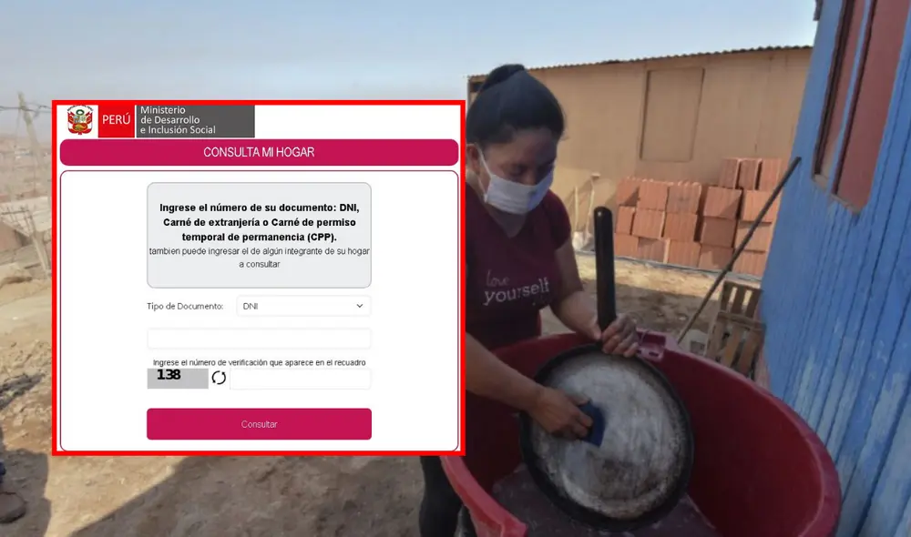 Consulta si figuras en el Sisfoh a través del enlace del Midis. Foto: composición LR/Andina/Midis