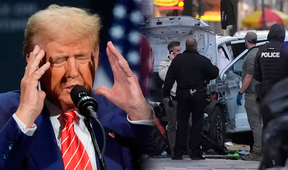 El presidente electo Donald Trump utilizó su plataforma Truth Social para referirse al ataque en Nueva Orleans. Foto: composición LR/ EuroNews