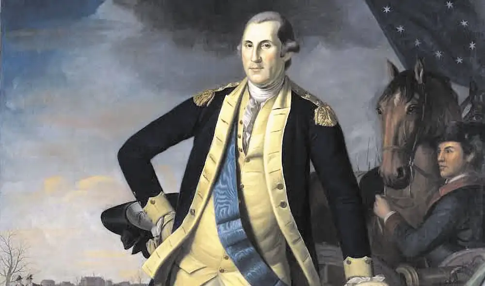 Primer presidente (1789-1797). George Washington. En Estados Unidos se le conoce como el Padre de la Patria.