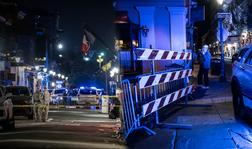 El incidente de Nueva Orleans dejó un saldo de 15 fallecidos en las primeras horas de Año Nuevo. Foto: composición LR/AFP El incidente de Nueva Orleans dejó un saldo de 15 fallecidos en las primeras horas de Año Nuevo. Foto: composición LR/AFP