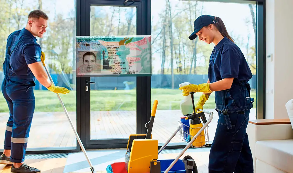 Empresa de limpieza ofrece Green Card | Foto: Lr/CNN