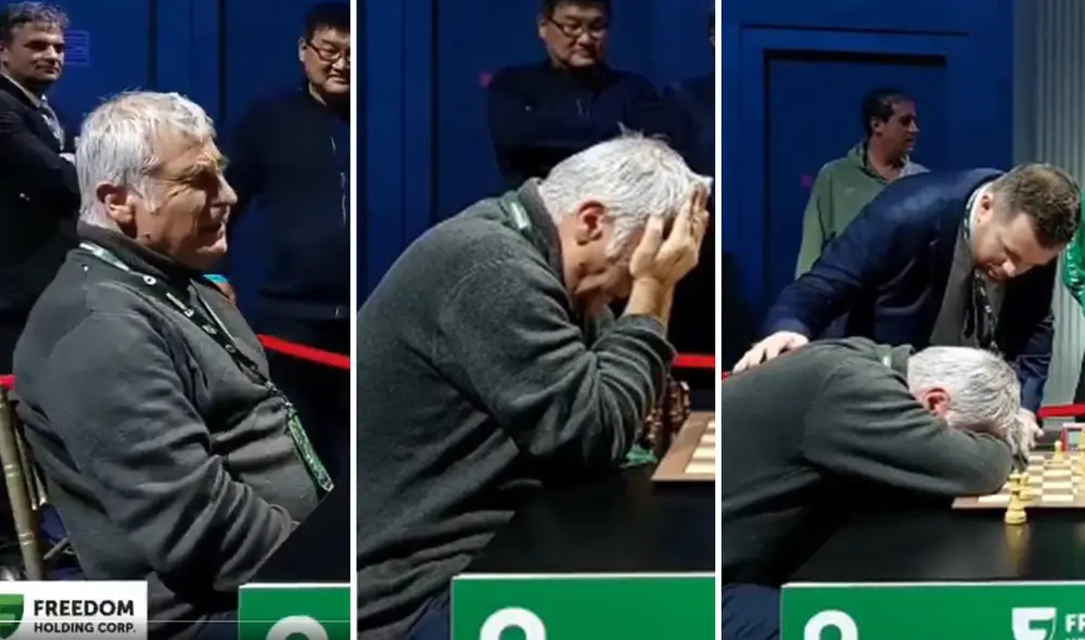 Vasili Ivanchuk terminó el Mundial Blitz en el puesto 66, con solo 7 puntos. Foto: captura de Chavy Bowes/X Vasili Ivanchuk terminó el Mundial Blitz en el puesto 66, con solo 7 puntos. Foto: captura de Chavy Bowes/X