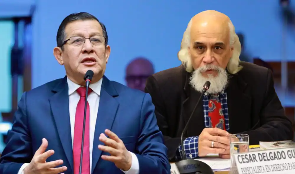 César Delgado Guembes fue Oficial Mayor del Congreso de la República (jun-dic/2003). Foto: composición LR César Delgado Guembes fue Oficial Mayor del Congreso de la República (jun-dic/2003). Foto: composición LR