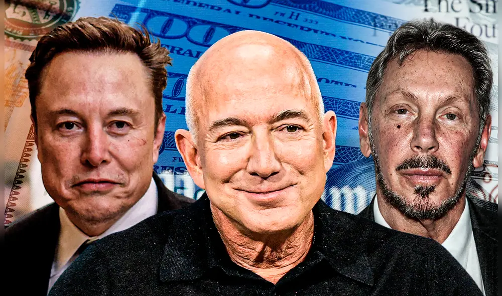 De acuerdo a Forbes, estos son los 3 millonarios que lideran en el mundo. Foto: Composición LR/AFP.