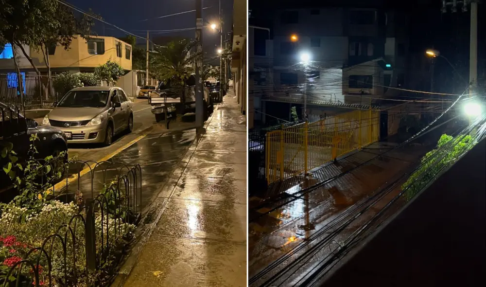 Reportan fuertes lluvias en Lima durante la madrugada. Foto: Composición LR