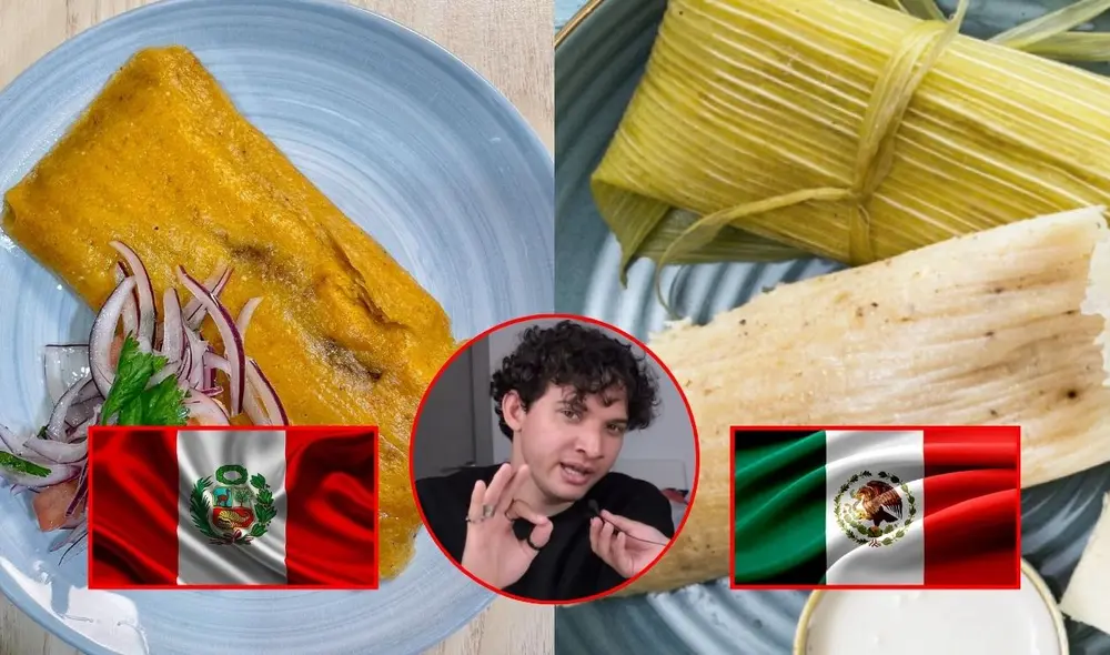 Venezolano se enfrenta a un desafío culinarioen el que debe elegir entre la gastronomía peruana y mexicana. Foto: composición LR