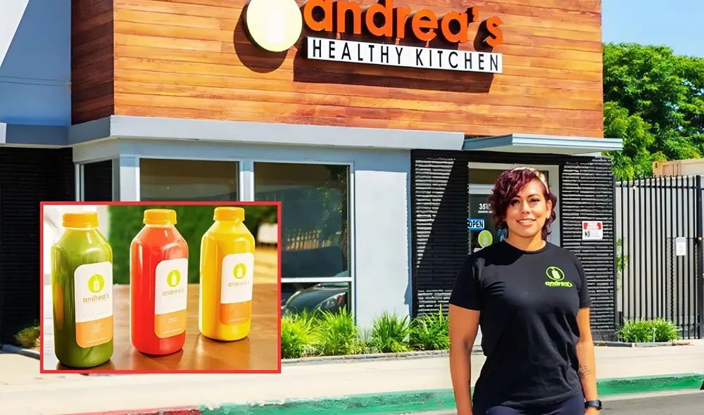 Su cambio físico le dio la oportunidad de empezar su negocio. Foto: Composición LR / Andrea's Healthy Kitchen