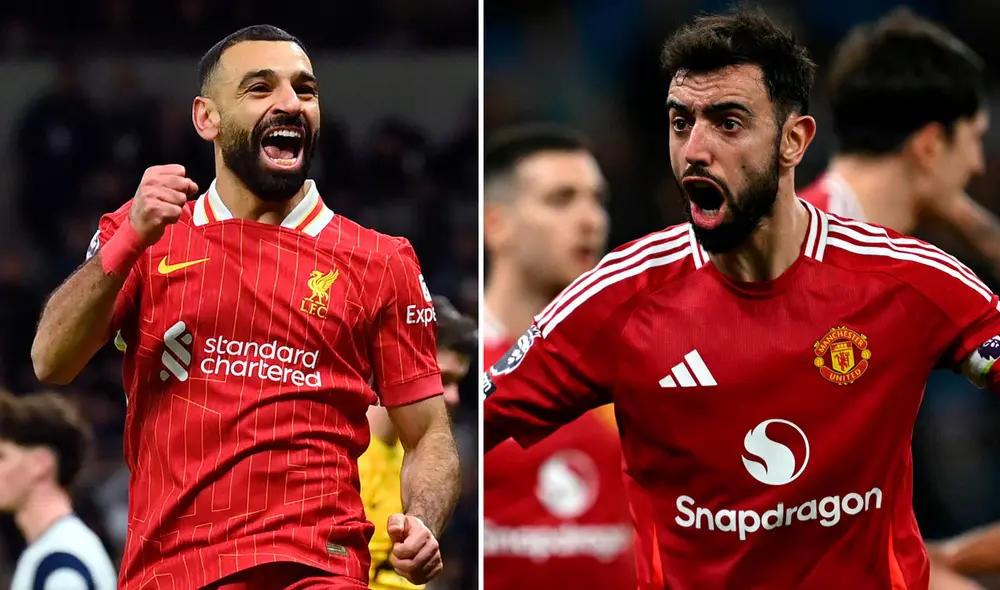 Liverpool FC es el actual líder de la Premier League, mientras que Manchester United está en la parte baja de la tabla. Foto: composición GLR/AFP Liverpool FC es el actual líder de la Premier League, mientras que Manchester United está en la parte baja de la tabla. Foto: composición GLR/AFP