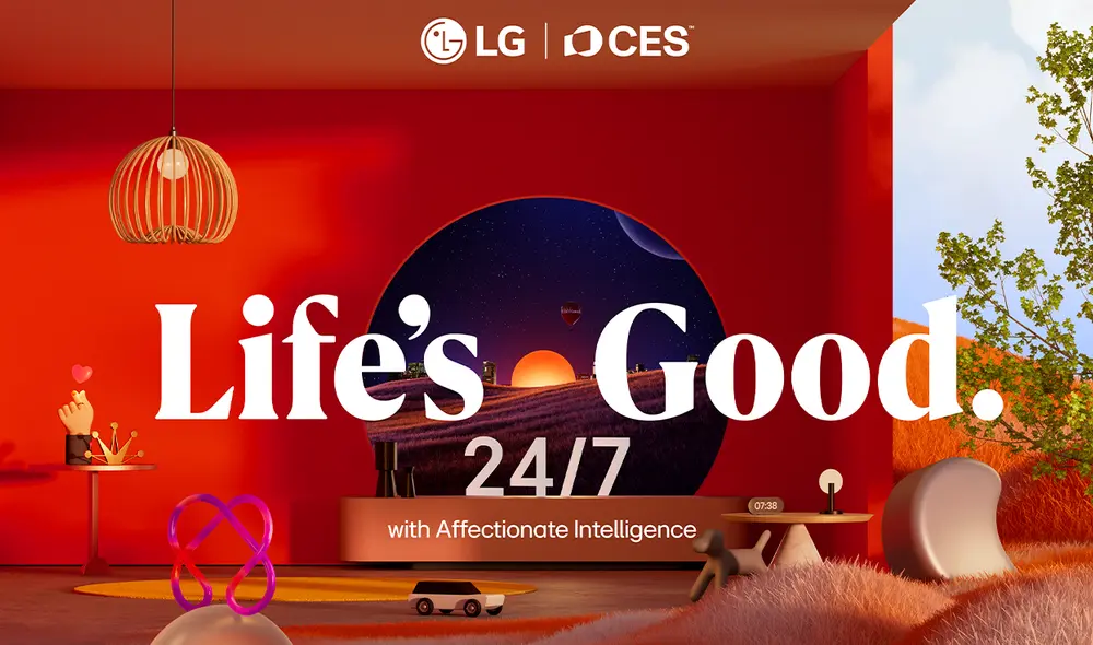 LG Electronics en el CES 2025: todo sobre la nueva visión “Life’s Good 24/7” con Inteligencia Afectiva
