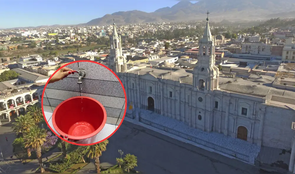 Distritos de Arequipa serán afectados esta semana por cortes de agua de Sedapar. Foto: Andina