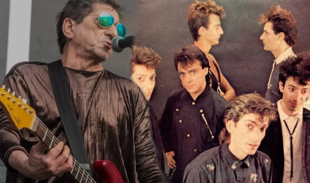 Julio Moura es el guitarrista de Virus, grupo argentino formado en 1980. Foto: composición LR/Instagram/difusión