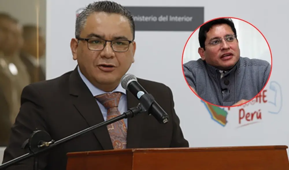 Santiváñez justifico pago de defensa legal a policia acusado de homicidio calificado | Composición: LR. Santiváñez justifico pago de defensa legal a policia acusado de homicidio calificado | Composición: LR.