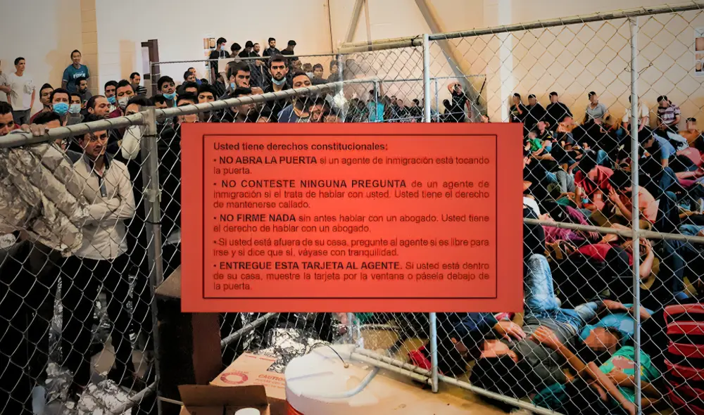 La Tarjeta Roja se presenta como un recurso indispensable para los inmigrantes en Estados Unidos ante el endurecimiento de las políticas migratorias anticipado en el Proyecto 2025 de Donald Trump. Foto: composición LR/ Los Angeles Times La Tarjeta Roja se presenta como un recurso indispensable para los inmigrantes en Estados Unidos ante el endurecimiento de las políticas migratorias anticipado en el Proyecto 2025 de Donald Trump. Foto: composición LR/ Los Angeles Times