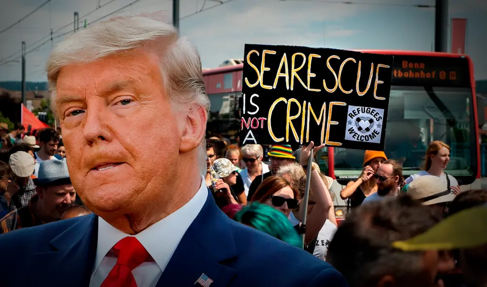 Donald Trump evalúa una medida para que los inmigrantes no puedan protegerse en zonas sensibles. Foto: Composición LR