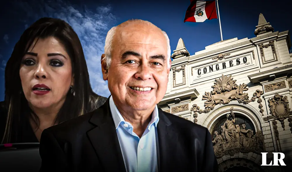 Delgado y Aramayo habrían trabajado juntos cuando esta última fue congresista por Fuerza Popular | Composición: Gerson Cardoso / Foto: La República. Delgado y Aramayo habrían trabajado juntos cuando esta última fue congresista por Fuerza Popular | Composición: Gerson Cardoso / Foto: La República.