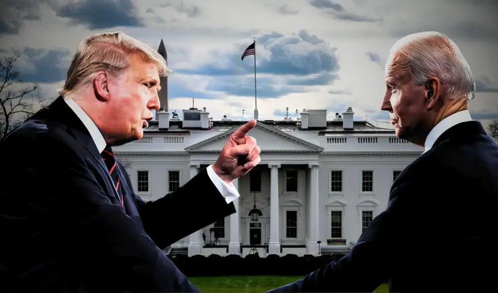 Donald Trump aseguró que Joe Biden es el "peor presidente en la historia de Estados Unidos". Foto: composición LR/difusión