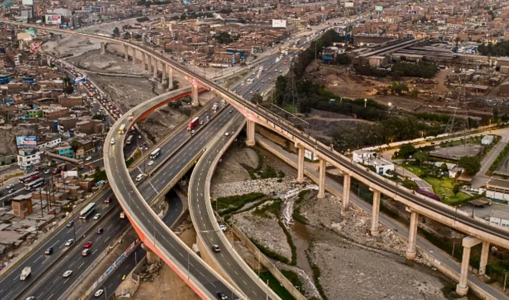 Concesionaria Lima Expresa anuncia cierre total de la Vía Expresa Línea Amarilla por trabajos de mantenimiento. Foto: Lima Expresa