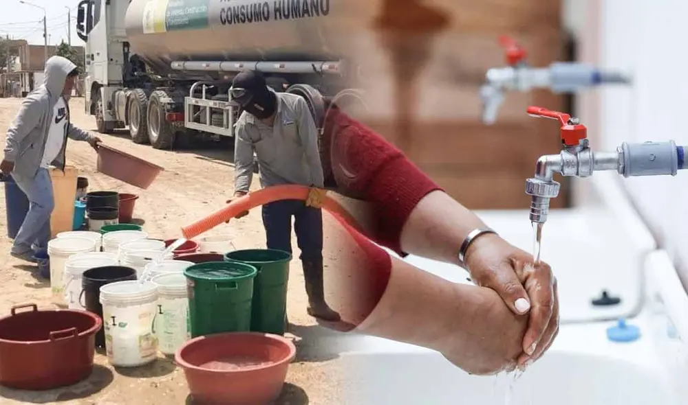 Sedapal anuncia corte de agua en San Juan de Lurigancho, Breña, Ate, Lurigancho y otros distritos de Lima. Foto: composición LR/Andina Sedapal anuncia corte de agua en San Juan de Lurigancho, Breña, Ate, Lurigancho y otros distritos de Lima. Foto: composición LR/Andina