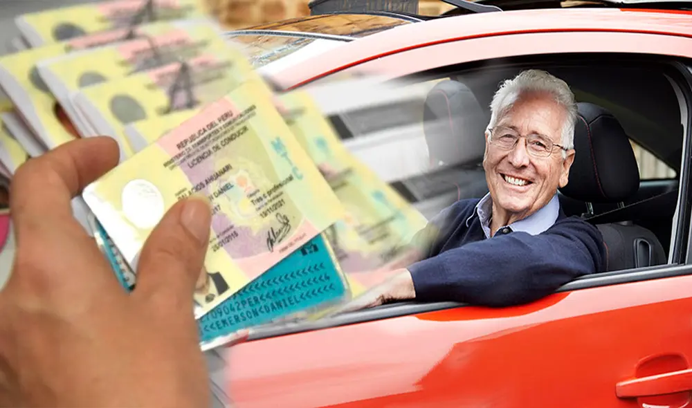 Adultos mayores en Perú sí pueden sacar la licencia de conducir bajo ciertos requisitos. Foto: Composición LR/Andina.