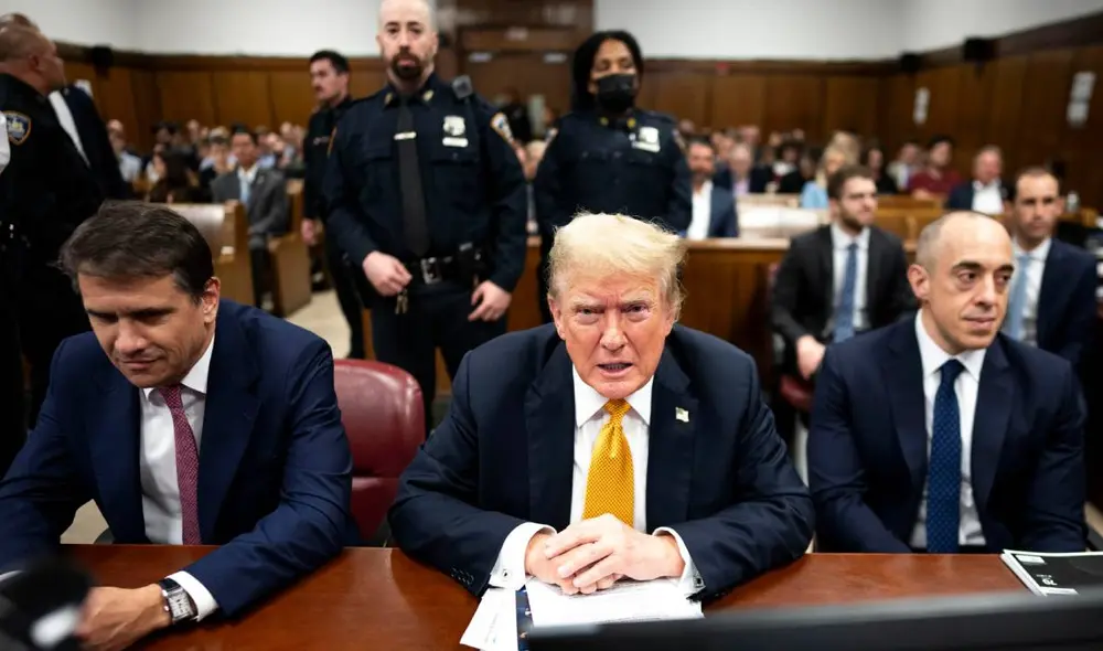 Donald Trump fue declarado culpable de 34 cargos en mayo de 2024. Foto: EFE Donald Trump fue declarado culpable de 34 cargos en mayo de 2024. Foto: EFE