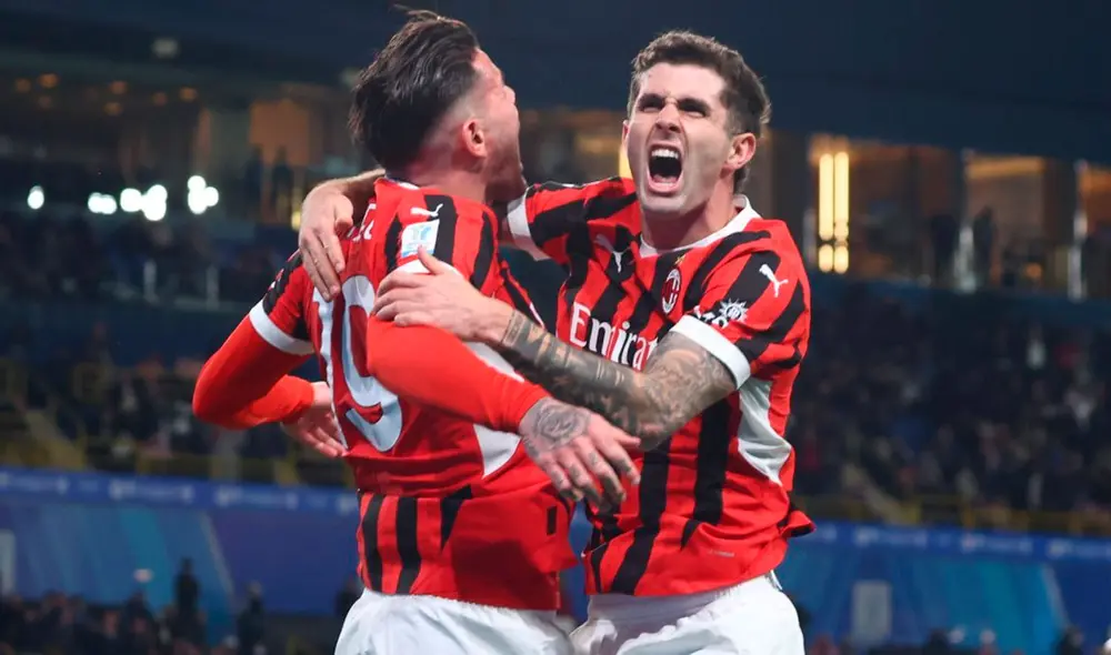 AC Milan se consagró campeón de la Supercopa de Italia tras darle vuelta al Inter. Foto: AC Milan