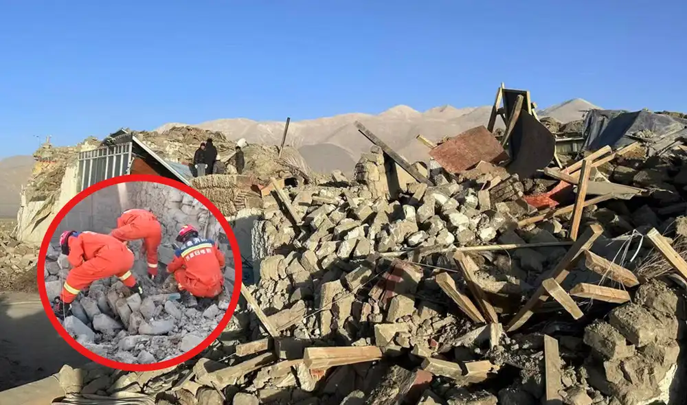 Se reportaron más de 1.000 casas derrumbadas, además de perjuicios en algunas zonas de India y Nepal. Foto: Composición LR.