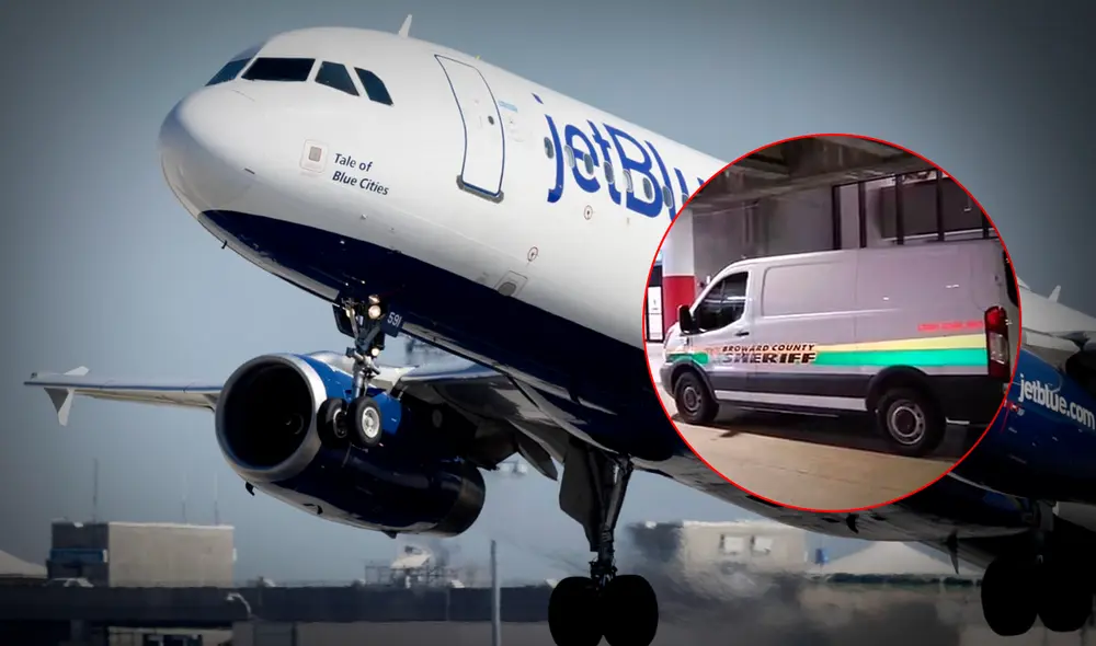 Este martes, se reportó un incidente en tren de aterrizaje de JetBlue, que dejó dos muertos como consecuencia. Foto: Composición LR Este martes, se reportó un incidente en tren de aterrizaje de JetBlue, que dejó dos muertos como consecuencia. Foto: Composición LR