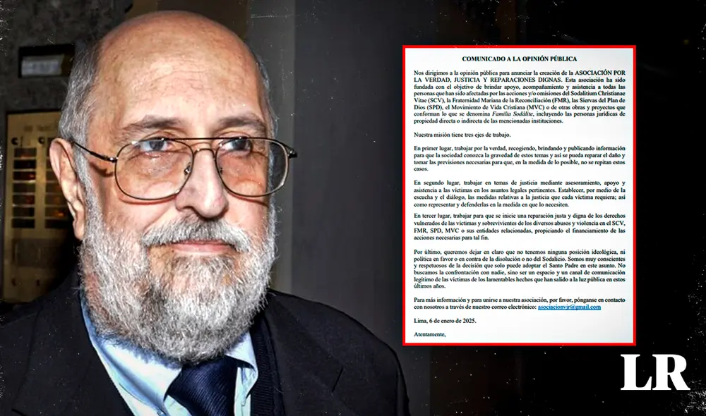 La Asociación creada busca ayudar a las víctimas del Sodalicio en temas legal y de reparación. Foto: Composición/LR La Asociación creada busca ayudar a las víctimas del Sodalicio en temas legal y de reparación. Foto: Composición/LR