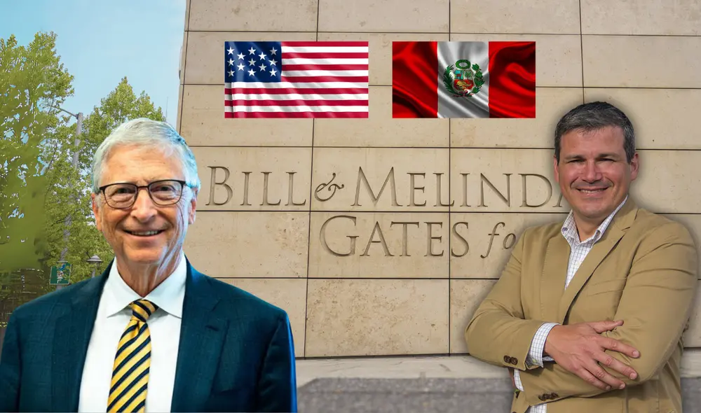 El peruano Iván Orbegozo trabajó en la fundación de Bill Gates en Estados Unidos desde el 2007 hasta el 2023. Foto: composición LR/Semana/UDEP/Banderas/La Nación El peruano Iván Orbegozo trabajó en la fundación de Bill Gates en Estados Unidos desde el 2007 hasta el 2023. Foto: composición LR/Semana/UDEP/Banderas/La Nación