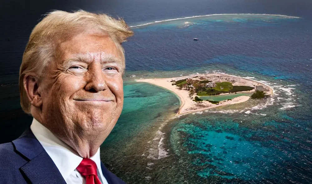 Trump propone cambiar de nombre al Golfo de México por Golfo de América. Foto: composición LR/ CNN/ Océana de México Trump propone cambiar de nombre al Golfo de México por Golfo de América. Foto: composición LR/ CNN/ Océana de México