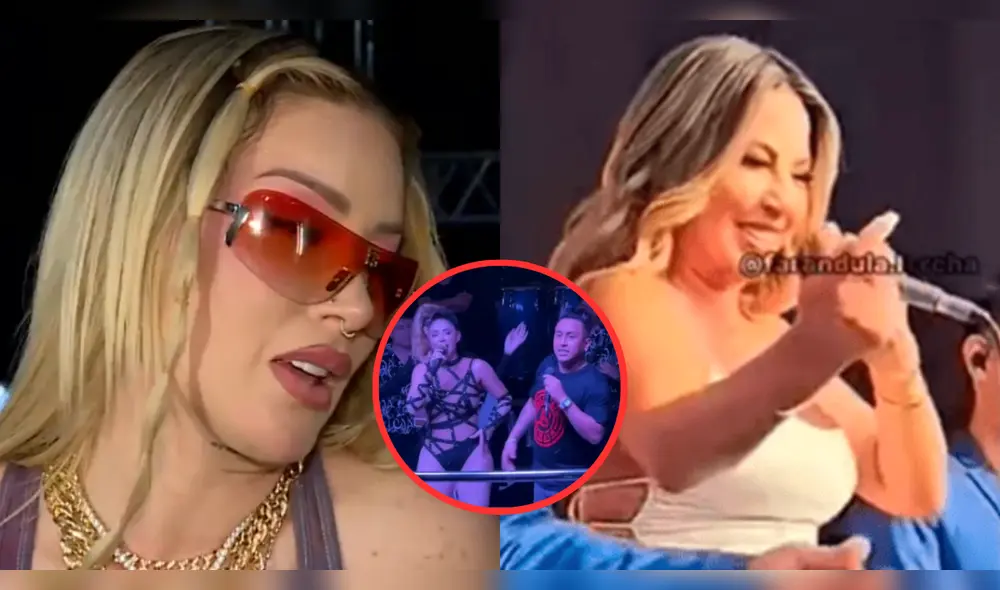 Leslie Shaw defendió la incursión musical de Pamela López, pero fue tajante al referirse a Christian Cueva. Foto: Composición LR/América/TikTok